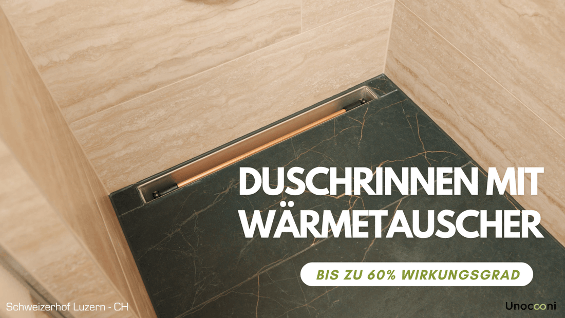 Wärmewende im Hotel - jeder Beitrag zählt, darum Wärmerückgewinnung auch beim Duschen 🚿.