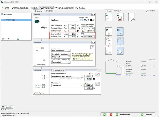 🚿 Duschwasser-Wärmerückgewinnung jetzt auch in der Software von Hottgenroth integriert🚿