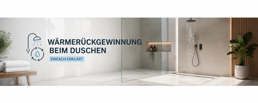 Wärmerückgewinnung beim Duschen: Einfach erklärt und warum es sich lohnt