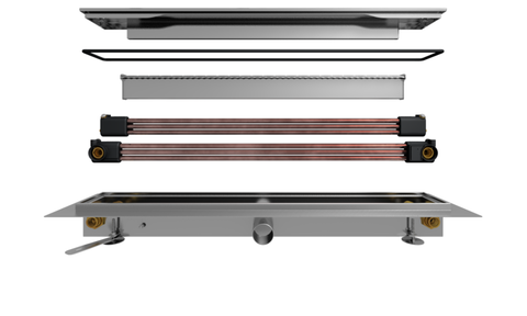 Duschrinne Twinline 6-Rohr