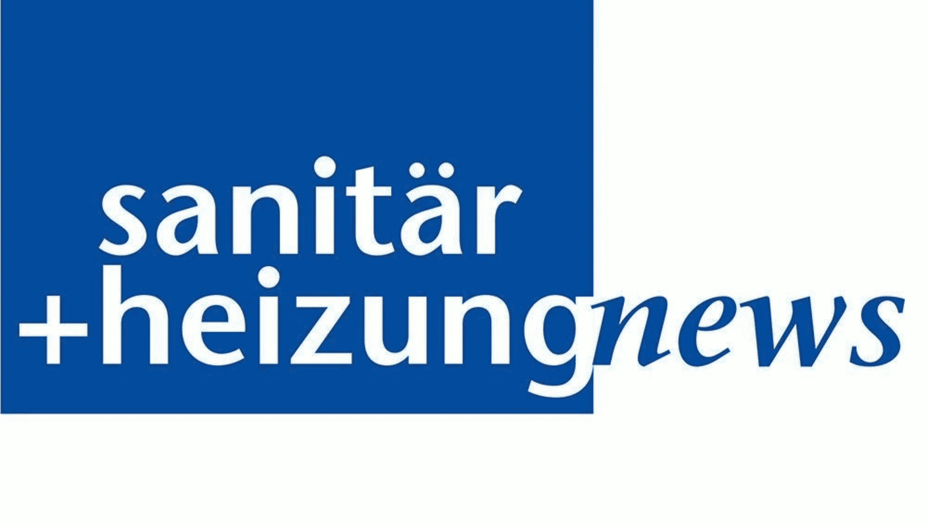 Logo des Fachmagazins sanitär + heizung news