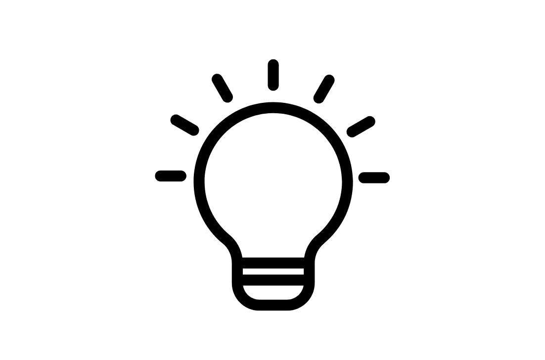 Symbolgrafik mit Glühbirne und Fazit zur Duschwasser-Wärmerückgewinnung als einfache Energieeffizienz-Maßnahme mit BEG-Förderung und laufender Energieeinsparung