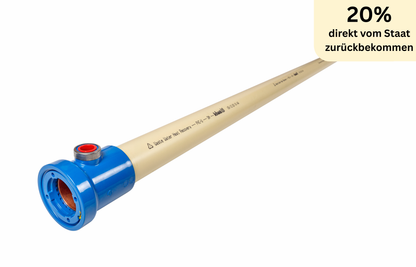 Duschrohr CF 170 cm (63% Wirkungsgrad)