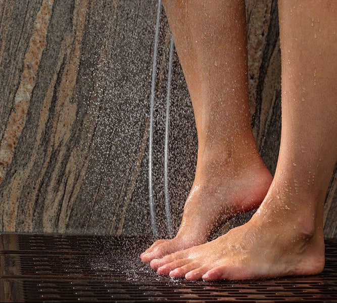 Unocconi Duschplatte - Wärmetauscher für die Dusche